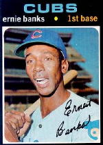 1971 Topps Baseball Cards      525     Ernie Banks